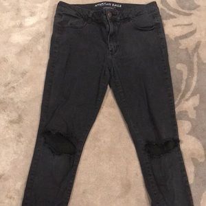 black american eagle jeans!!!